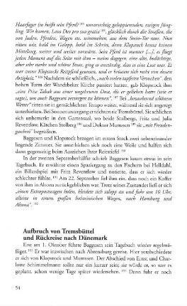 Aufbruch von Tremsbüttel und Rückreise nach Dänemark