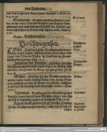 Verschwiegenheit