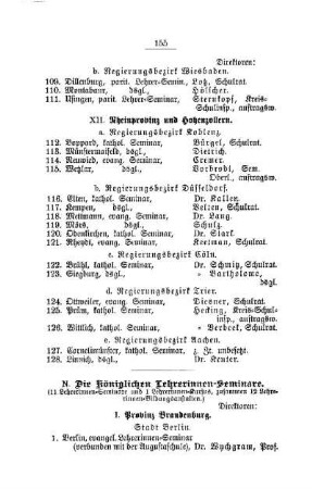 Die Königlichen Lehrerinnen-Seminare