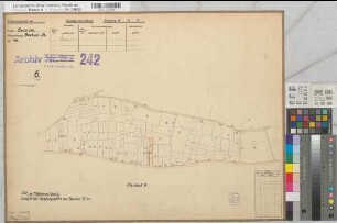 Beckum Ksp. u.Stadt (Beckum), Umlegung Beckum, Urkarte, Stadt, Flur 6