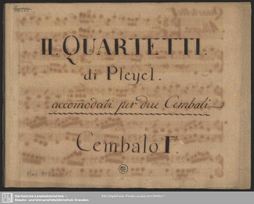 2 Quartets. Arr - Mus.3980-P 7 : cemb (2)