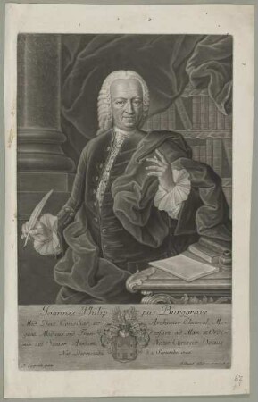 Bildnis des Joannes Philippus Burggrave