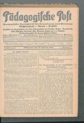 ¬Die¬ Beamtensäule in der sozialistischen Gewerkschaftsbewegung : eine offene Antwort an die "neutrale" Gewerkschaft deutscher Volkslehrer und Volkslehrerinnen