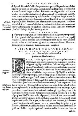 Vvitichindi monachi benedictini de rebvs gestis saxonvm, ac ottonis. Liber secvndvs.
