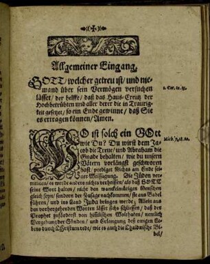 [Leichenpredigt.]