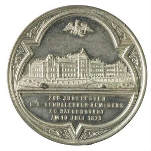 Medaille 100 Jahre Schullehrerseminar