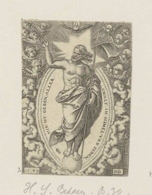 Christus auf der Weltkugel