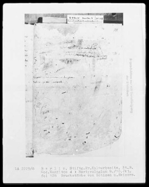 Ado, Martyrologium — Bruchstücke von Notizen und Skizzen, Folio 128 recto