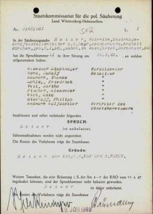 Reiser, Valentin