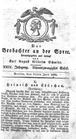 28. Stueck, 12. Juli 1830