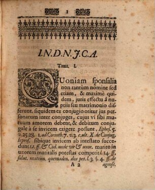Diss. inaug. iur. ad L. Nuptias. 30 de Reg. Iur., verum sensum istius regulae et genuinam differentiam inter sponsalia et matrimonium exhibens