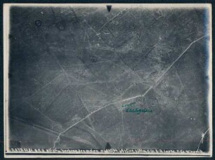 Foto des Geländes westlich von Verbrande Molen südöstlich von Ypern (Luftbild)