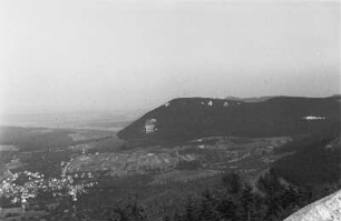 Albvorland : Blick von der Burg Hohenneuffen in das Albvorland
