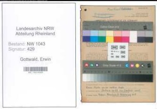 Entnazifizierung Erwin Gottwald , geb. 10.07.1914 (Verwaltungsbeamter)