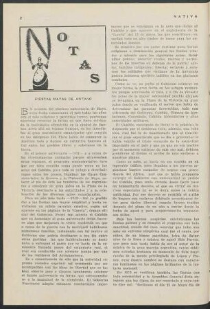 Notas - Fiestas mayas de antaño