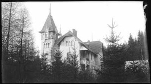 Marienbad. Villa "Wald-Idylle", Gartenseite