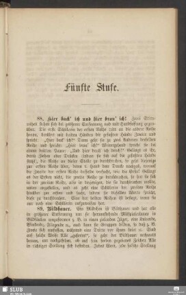 Fünfte Stufe