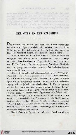 Der Gyps an der Kéléphina
