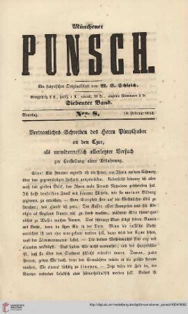 Nro. 8 (19. Februar 1854)