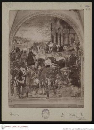Szenen aus dem Leben des heiligen Benedikt, Benedikt sagt die Zerstörung von Montecassino voraus