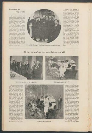 El cumpleaños del rey Eduardo VII