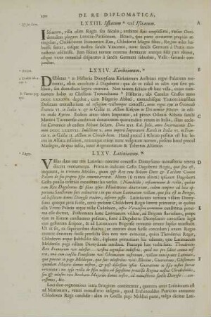 LXXIII. Issiacum vel Isciacum.