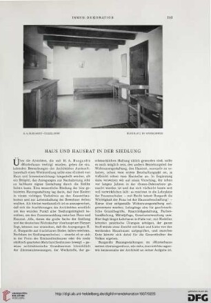 48: Haus und Hausrat in der Siedlung