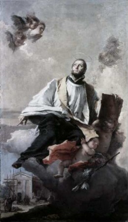 Der heilige Gaetano von Thiene in Verklärung