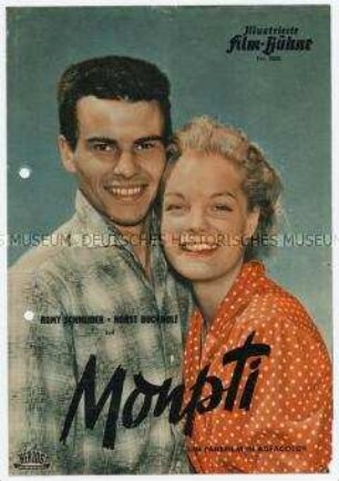 Filmprogramm "Illustrierte Film-Bühne" zu dem deutschen Spielfilm "Monpti"