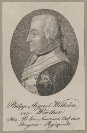 Bildnis des Philipp August Wilhelm von Werther