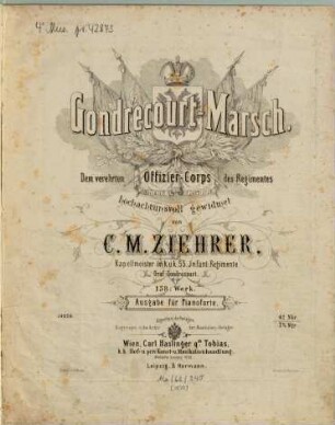 Gondrecourt-Marsch : op. 158