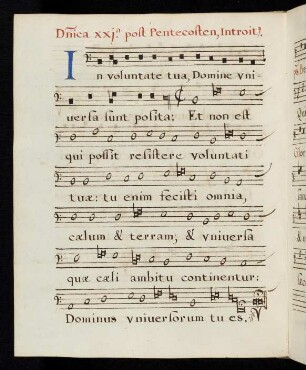 61v - 62r In voluntate tua Domine universa sunt posita