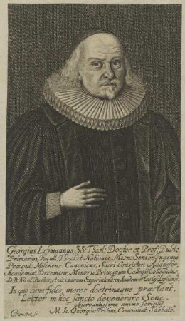 Bildnis des Georgius Lehmannus