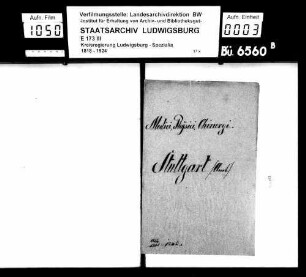 Medici, Physici, Chirurgi, Accoucheurs, Amtsoberamt Stuttgart