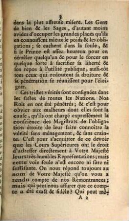 Très-Humbles, Et Très-Respectueuses Remontrances Que présentent au Roi, notre très-honoré & Souverain Seigneur, les Gens tenant sa Cour des Comptes, Aides & Finances de Normandie