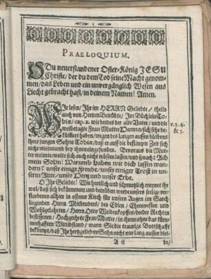 Praeloquium