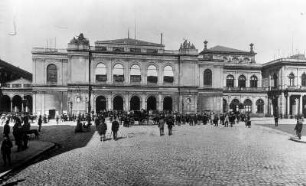 Hamburg. Historische Aufnahme der Hamburger Börse. Aufnahmezeitpunkt um 1880