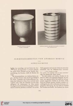 Schmiedearbeiten von Andreas Moritz