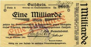 Notgeld - 1 Md. Mark