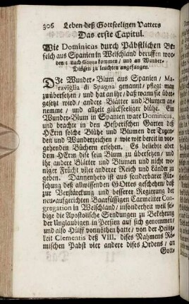 Das erste Capitul. - Das fünffte Capitul.