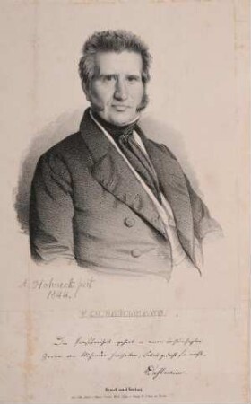 Bildnis von Friedrich Christoph Dahlmann (1785-1860)