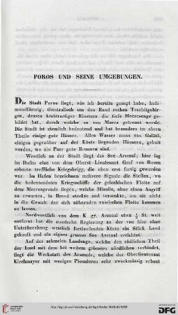 Poros und seine Umgebungen