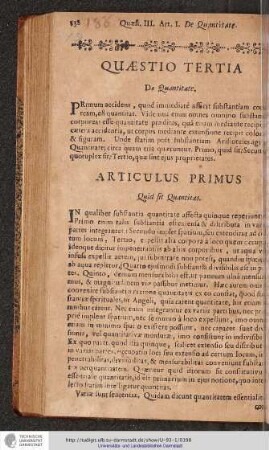 QUAESTIO TERTIA.