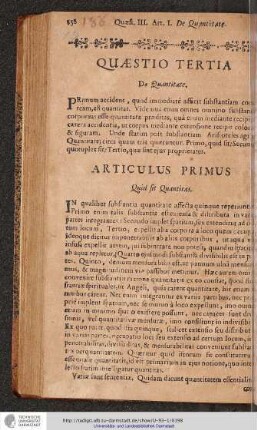 QUAESTIO TERTIA.