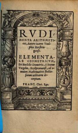 Rudimenta Arithmetices