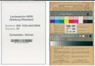 Entnazifizierung Werner Schwenken , geb. 11.11.1900 (Bergingenieur)