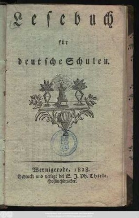 Lesebuch für deutsche Schulen