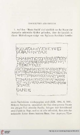 20: Inschriften aus Rhodos, [1]