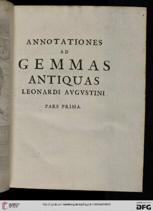 Annotationes ad gemmas antiquas
