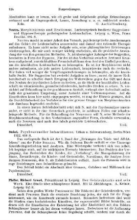 124, Stekel. Psychosexueller Infantilismus. 1922